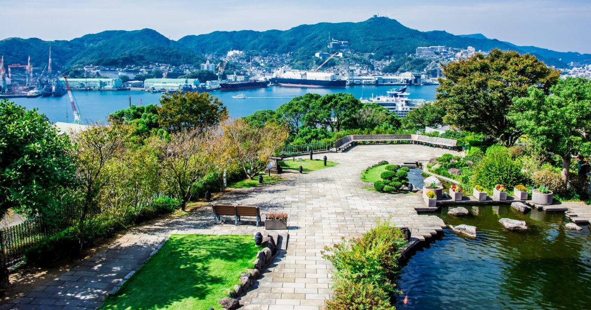 稲佐山展望台から望む長崎港の絶景